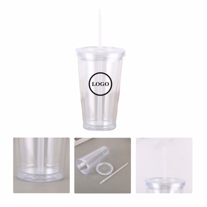 MOQ50 15oz Transparent Sports Plastic Water Bottle