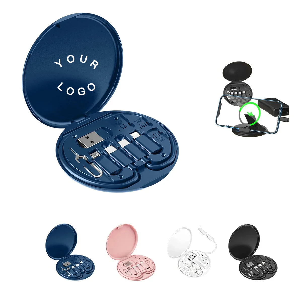 Compact Charging Kit with Phone Holder 1