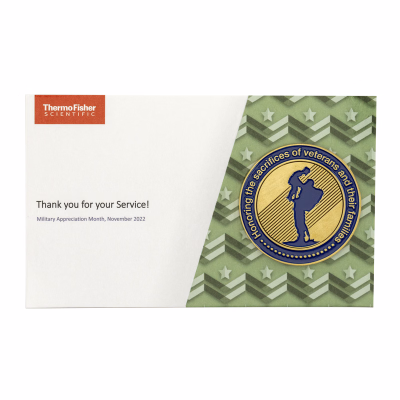 Custom Challenge Coin Presentation Cards