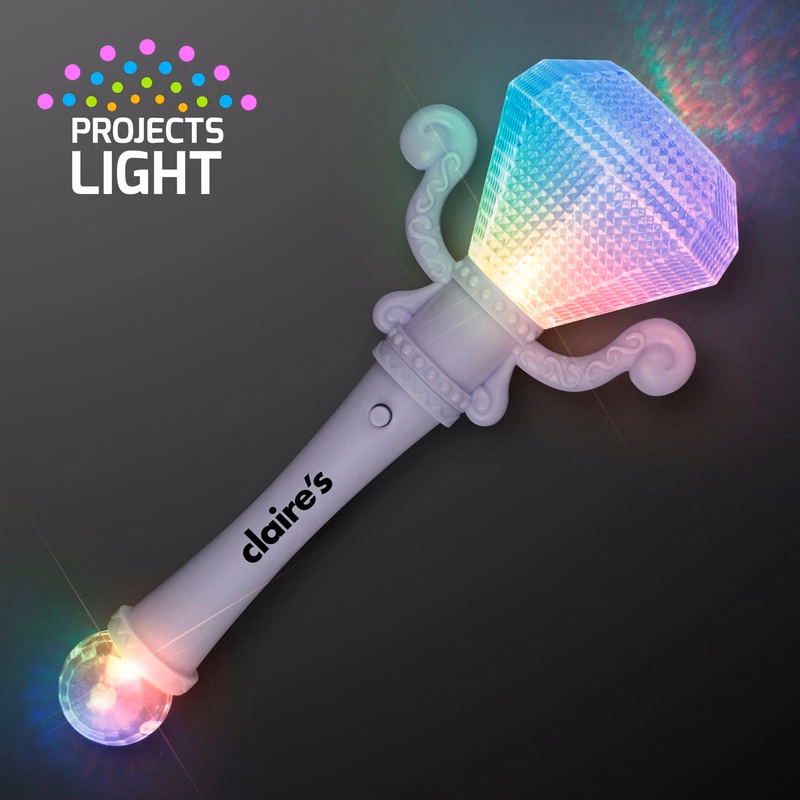Light Up Jewel Gem Scepter Wand
