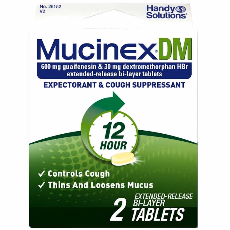 Mucinex DM Tablets - 2 Pack