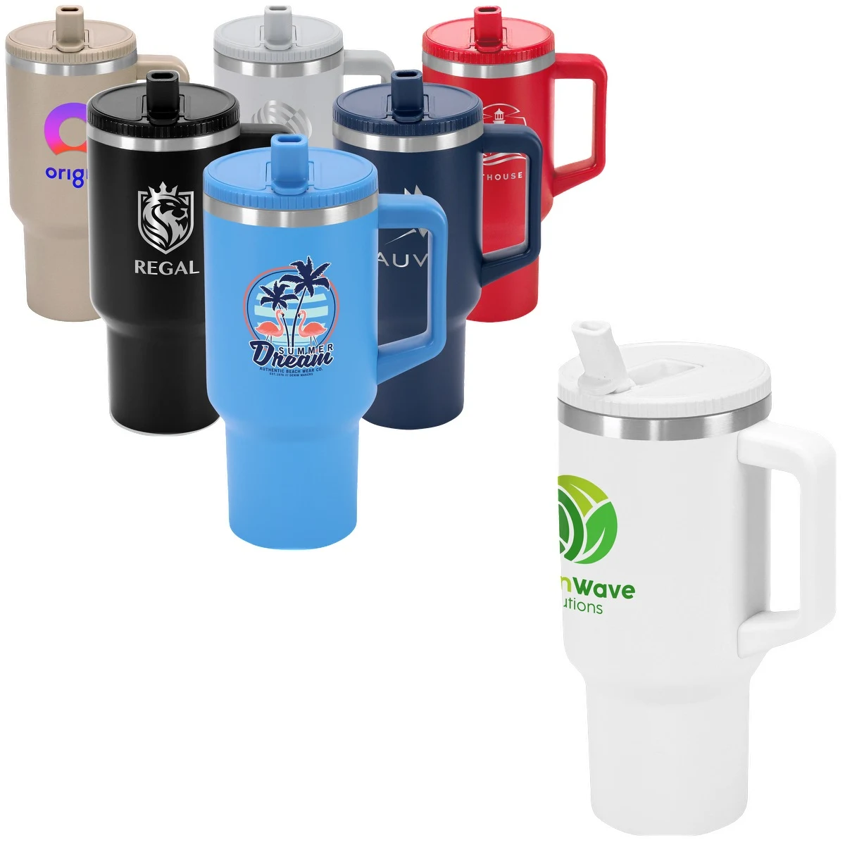 Urban Peak® 30oz Glacier Vacuum Travel Mug 1