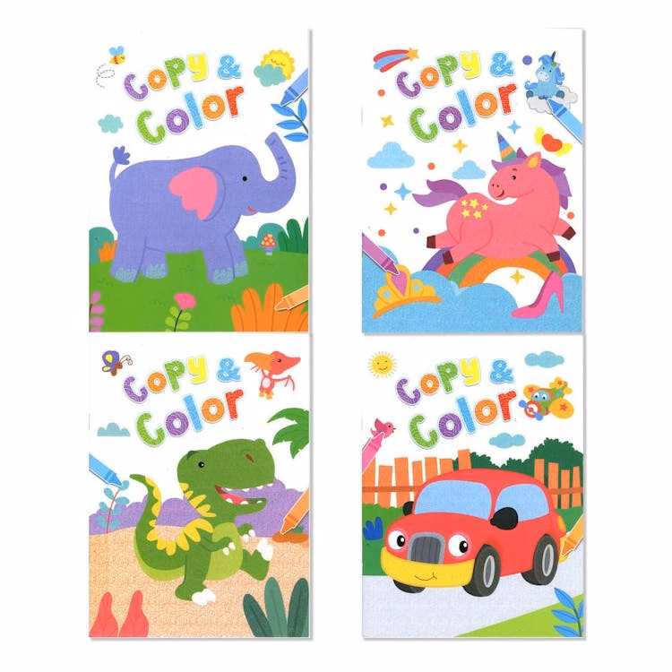 Copy & Color Books - Assorted Themes