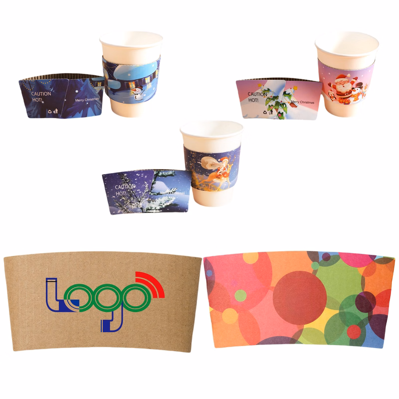 12-16oz Kraft Paper Cup Sleeve MOQ100