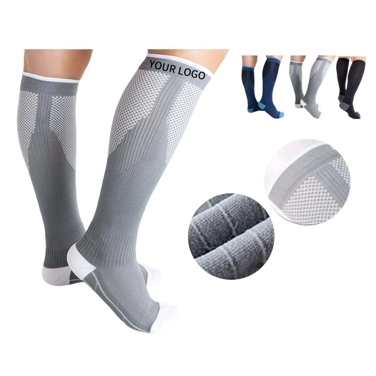 Durable Knee Length Soccer Socks for Running 1