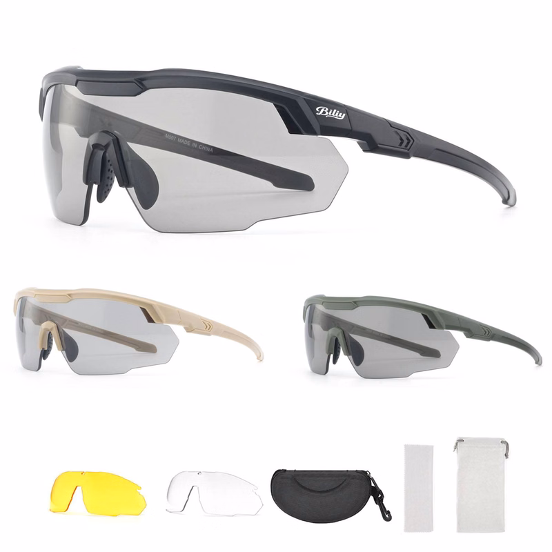 Ballistic Tactical Shooting Glasses With 3 Lens