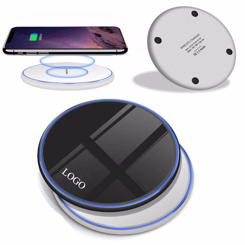 4" Dia Qi 15W Round Wireless Fast Charging Pad
