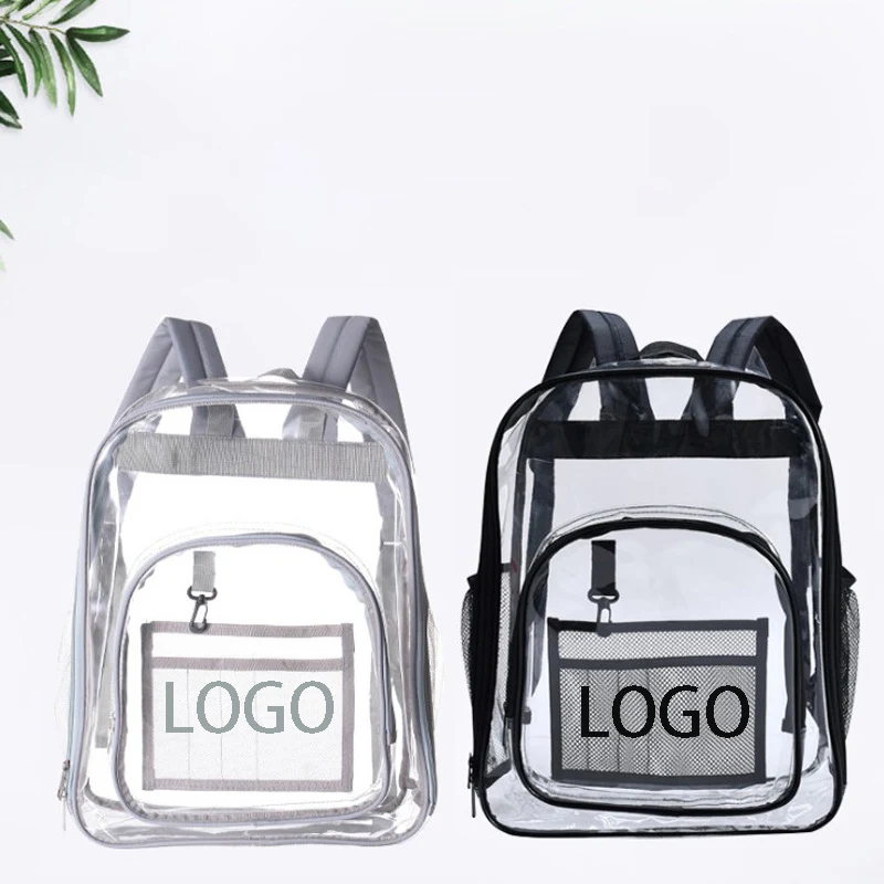 Clear PVC Backpack for Women Men 1