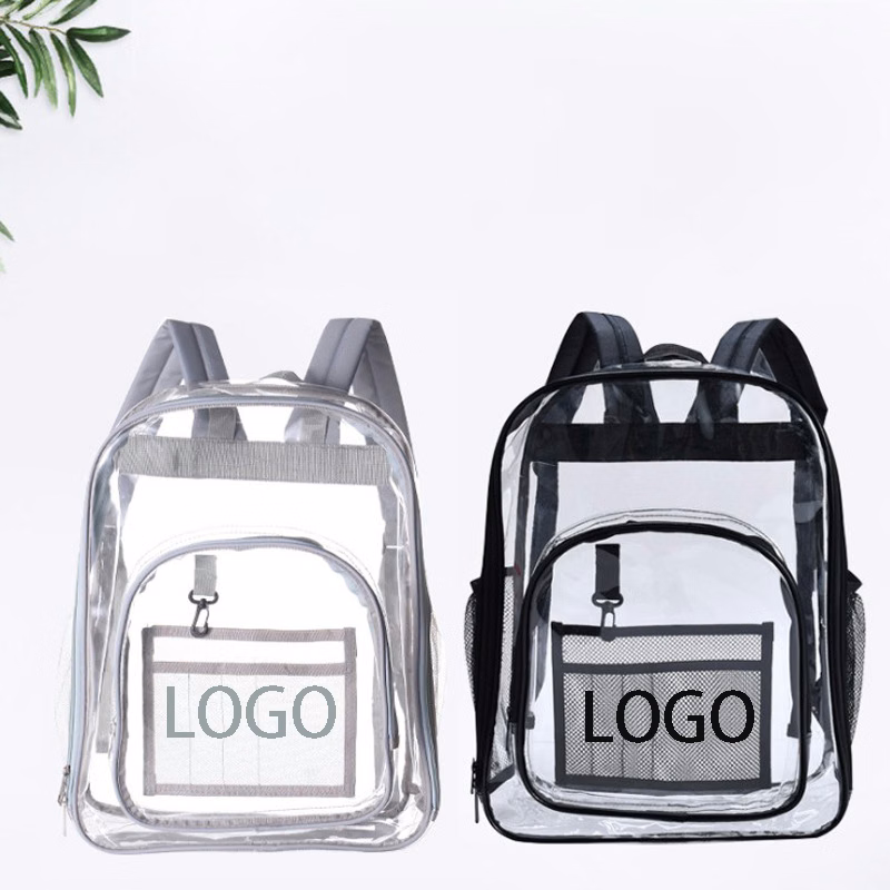 Clear PVC Backpack for Women Men