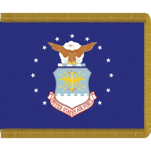 Air Force Personal Flags 3' x 4' w/Fringe 1