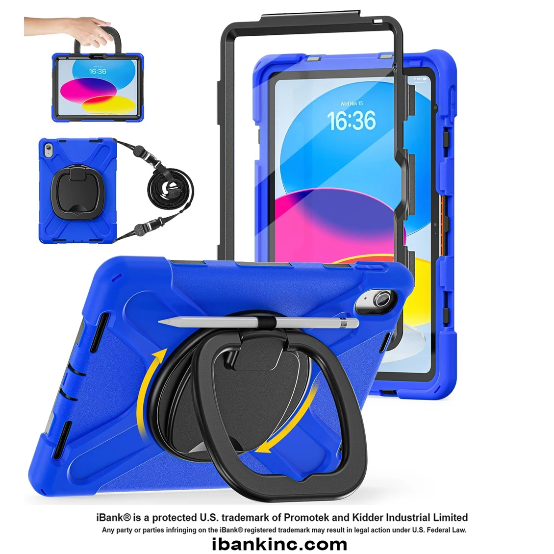 iBank ® Shockproof Case for iPad Air 11 M3/M2 (2025/2024), 5th/4th 10.9 1