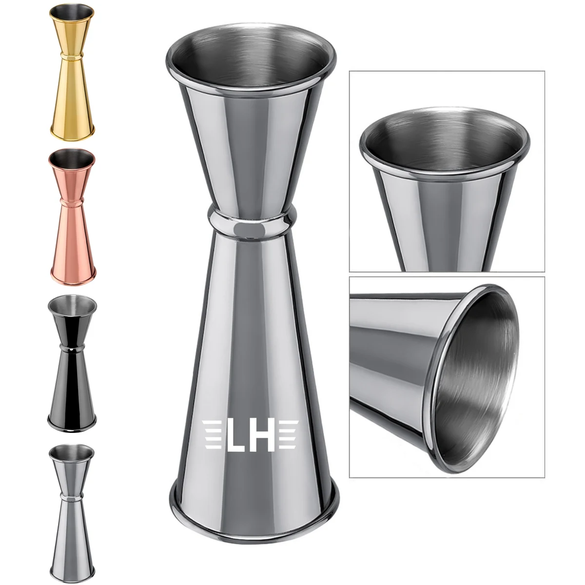 18/8 Stainless Steel Cocktail Jigger 1