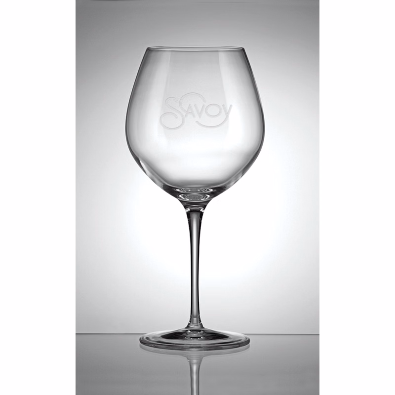 22.5 oz. Crescendo Bourgogne Wine Set of 4- Etched