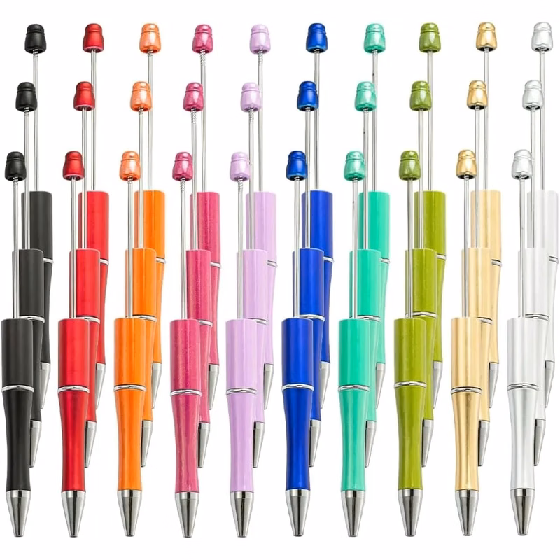 Plastic Beadable Ballpoint Pen