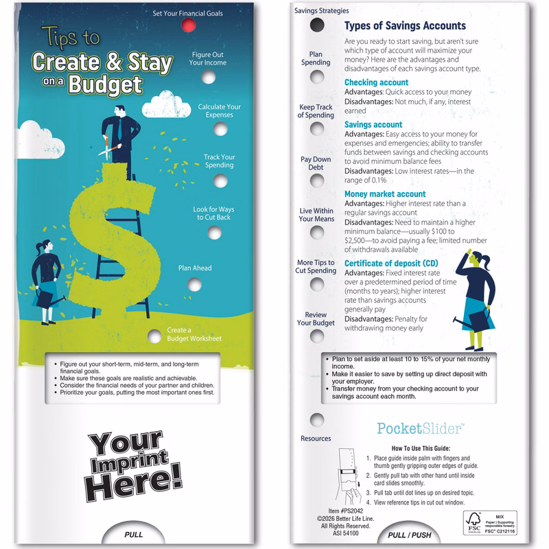 Pocket Slider - Tips to Create and Stay on Budget