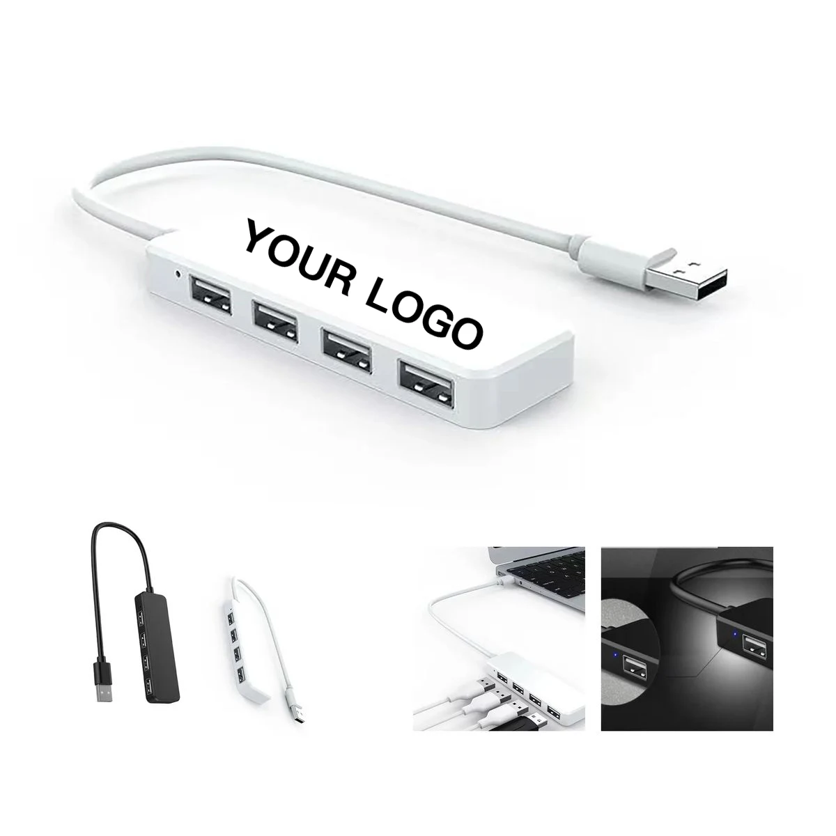 USB 2.0 Hub with Four Inputs for Daily Use 1