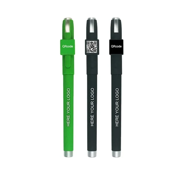 Custom Metal QR Code Pen 5.43 inch — Professional Ballpoint Digital Marketing Tool 1