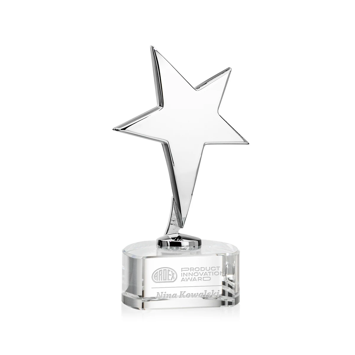 Tuscany Chrome Star on Paragon Base - Clear 1