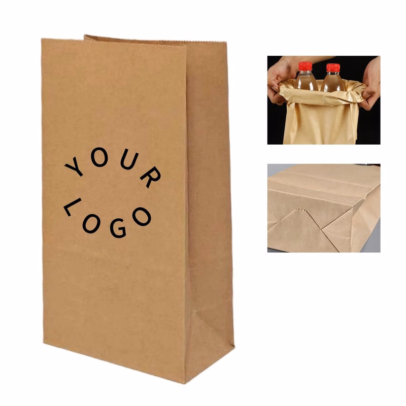 Brown Kraft Bakery Bag for Food Packaging
