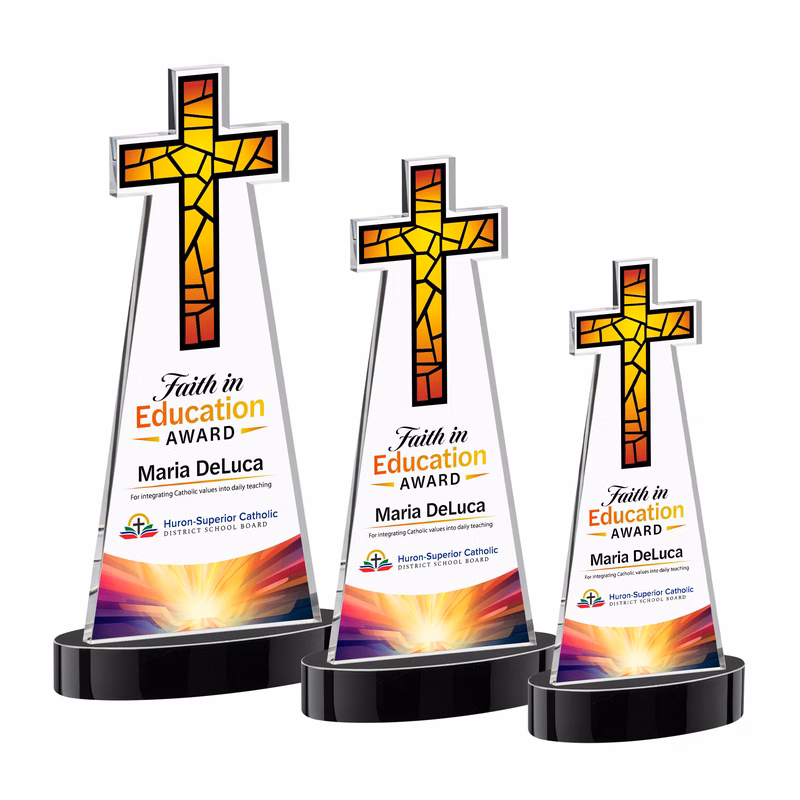 Cross VividPrint™ Award on Alberton Base - Black