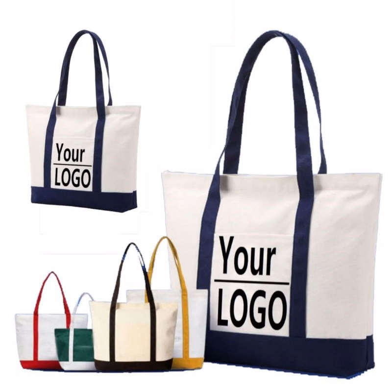Portable Large Capacity Canvas Tote Bag