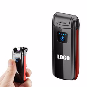 Dual Color Electric Arc Lighter With Flip Cap And USB Charging