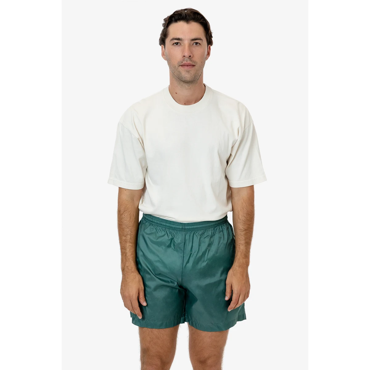 NYLON TAFFETA WIDE SHORTS 1