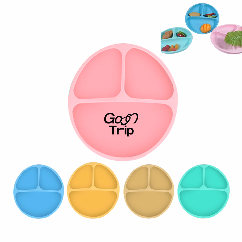 Suction Cup Silicone Baby Tableware