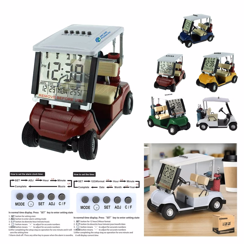 Golf Themed Digital Alarm Clock
