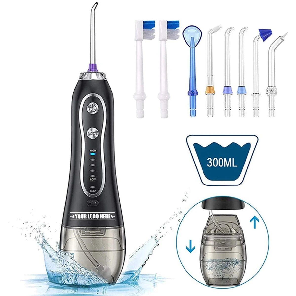 Portable Rechargeable Braces Bridges Care Water Flossing 1