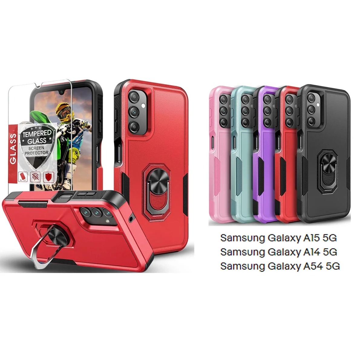 iBank ® Shockproof Case compatible with Galaxy A17/A16/S26/S25/S66 1