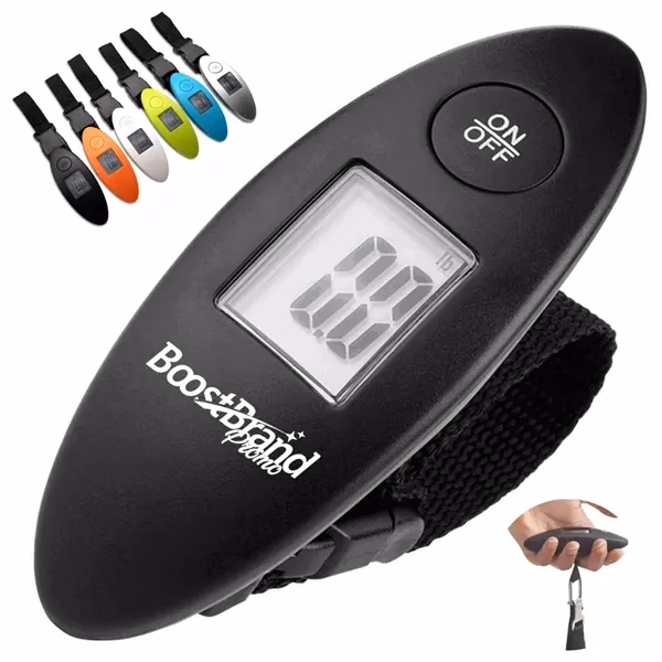 Custom Portable Digital Luggage Scale with Strap — Travel & Hospitality Giveaway