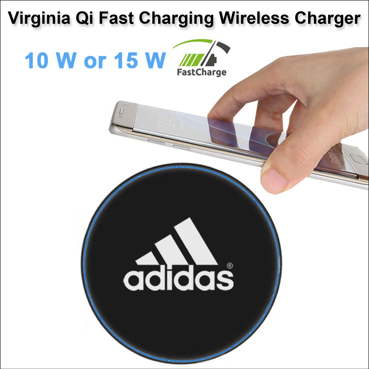 Virginia Qi Wireless Charger 10 Watts Black 1