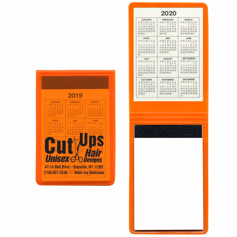 Translucent Vinyl Memo Books with 100-page pad