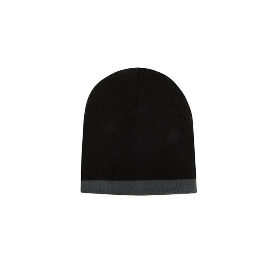 Roll Down Two Tone Acrylic Beanie - Toque 1