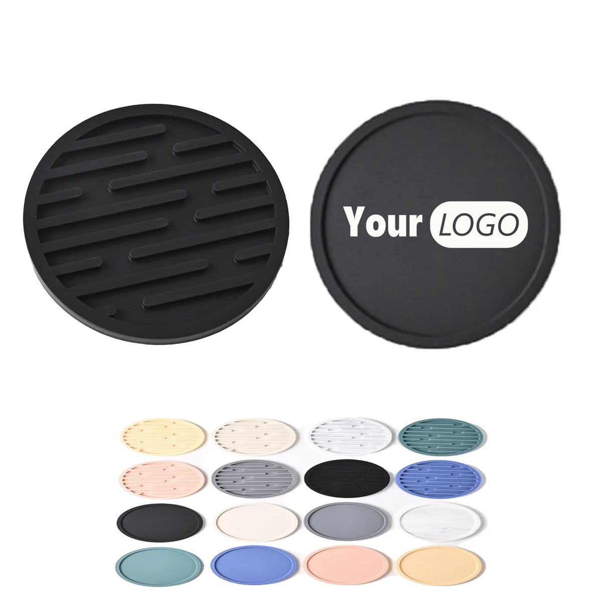 Multi functional 3-inch silicone coaster 1