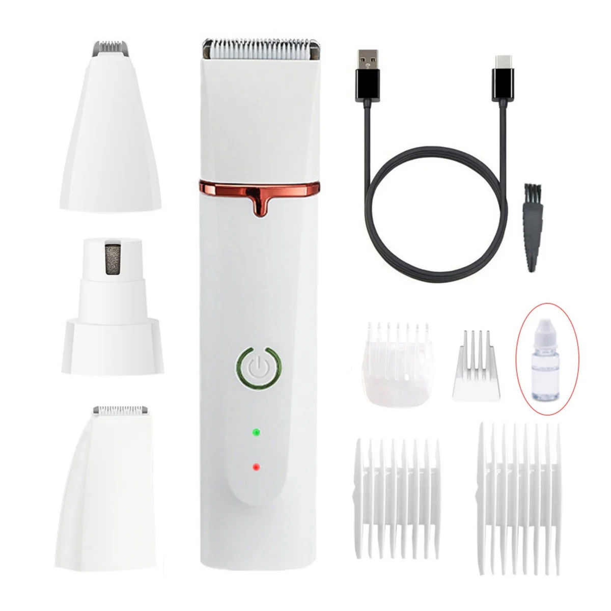 4 Blade Professional Pet Grooming Kit 1