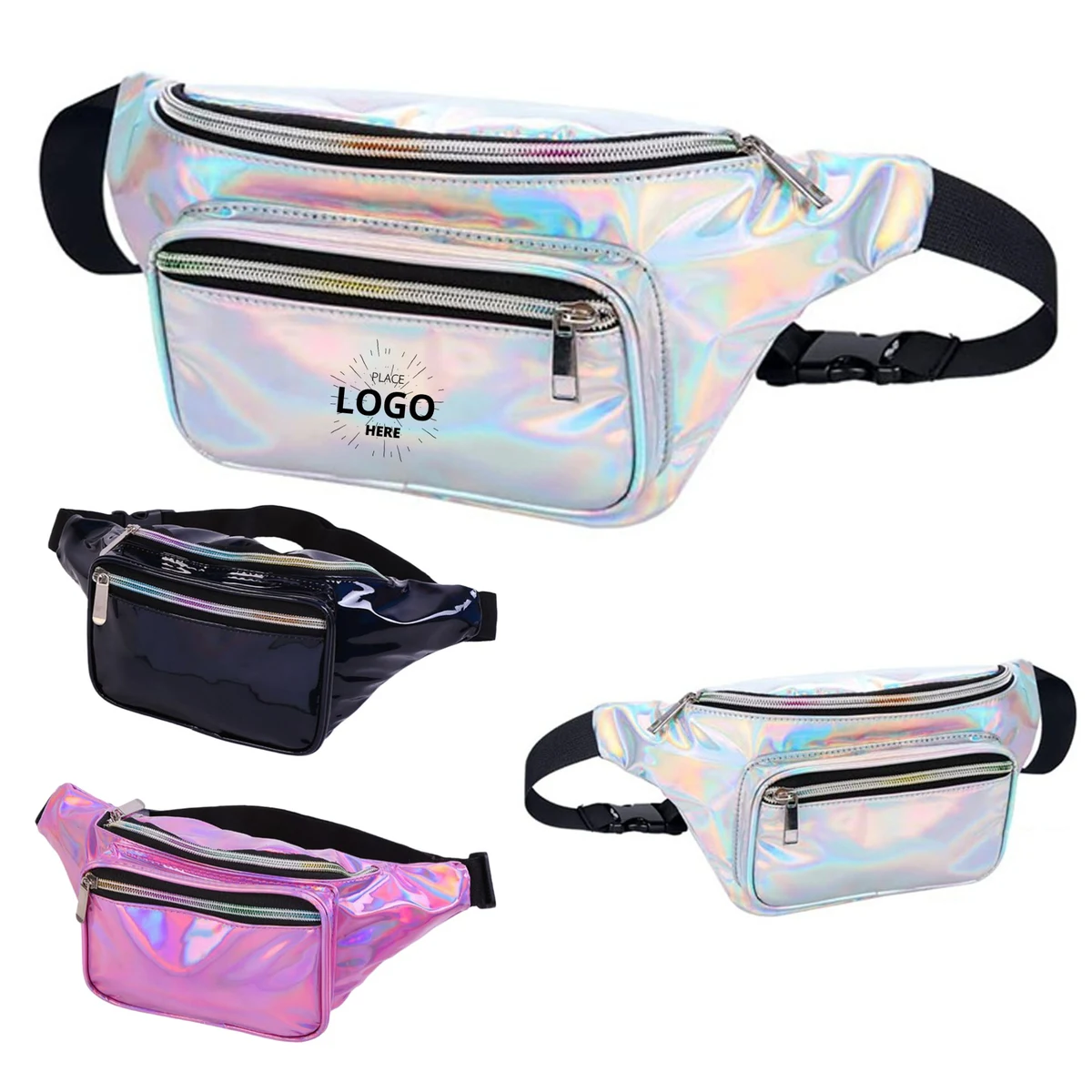 Holographic Fanny Pack Neon Waist Bag 1