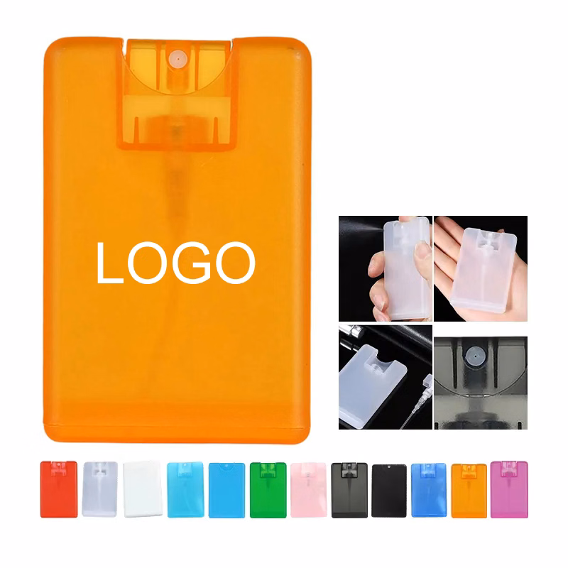 20ml Plastic Hand Sanitizer Spray Card with Custom Logo Imprint