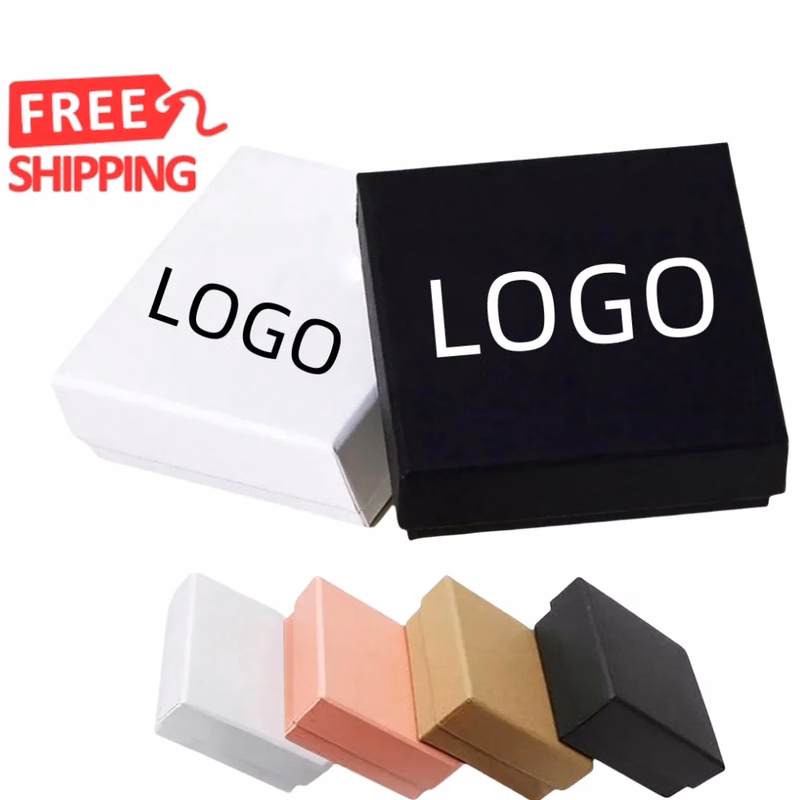 Kraft Jewelry Gift Box with Foam Insert