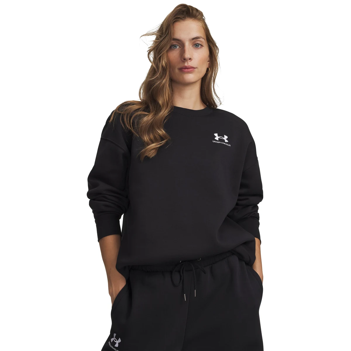 UA Icon Fleece Women's Oversized Crew 1