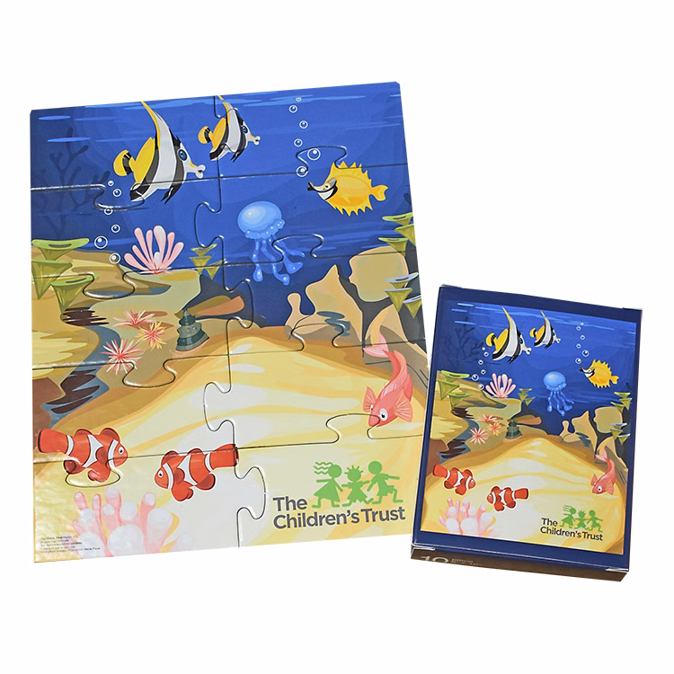 10 Pieces - 8" X 10" - Medium Puzzle in Box