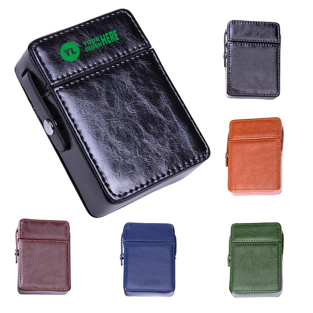 PU Leather Smoke & Lighter Case 1