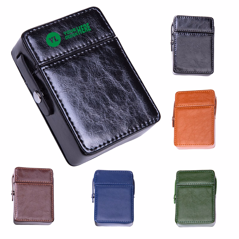 PU Leather Smoke & Lighter Case