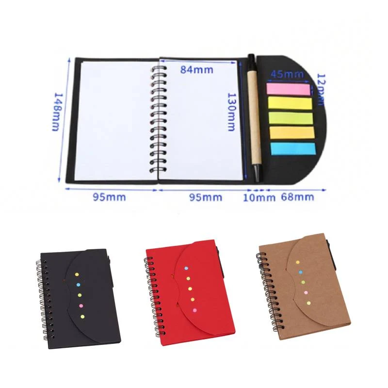 Smile Face Spiral Notebook W/ Pen 1