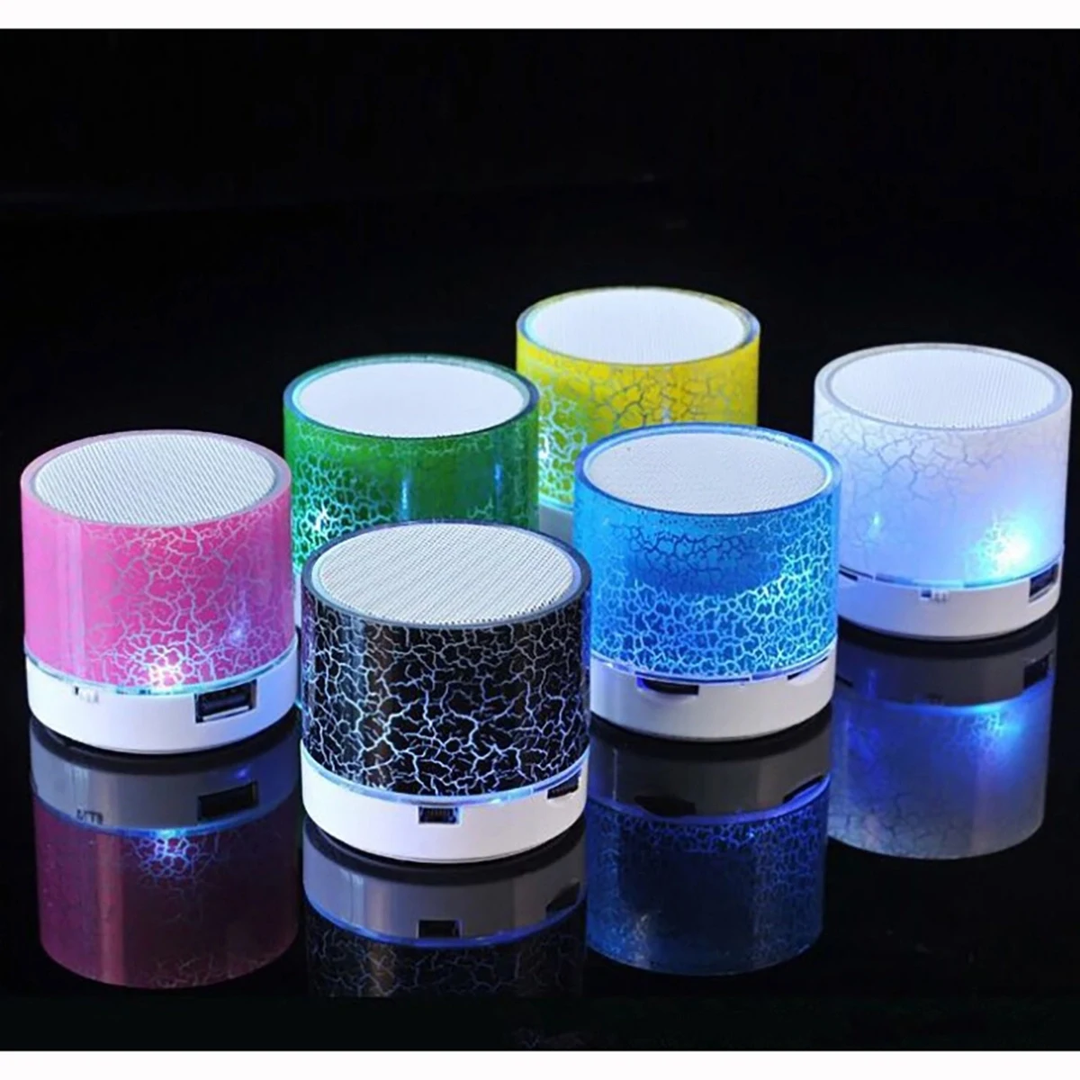 Wireless Card Bluetooth Speaker Led Night Light 1