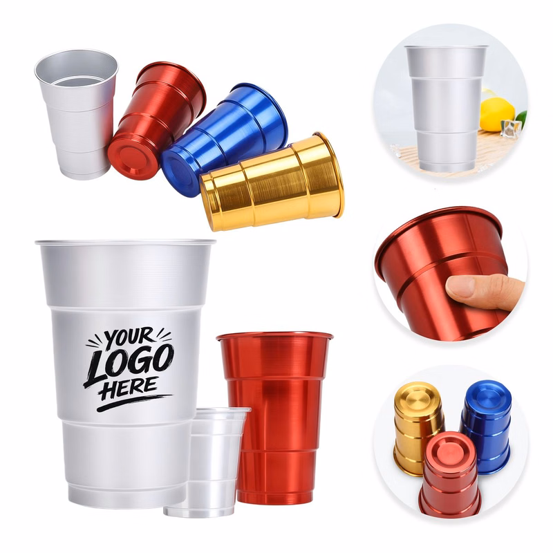 Lightweight Aluminum Beverage Cup Reusable Drinkware