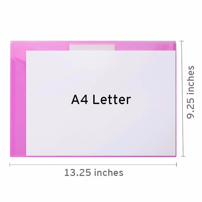 Transparent Plastic Folder File bag