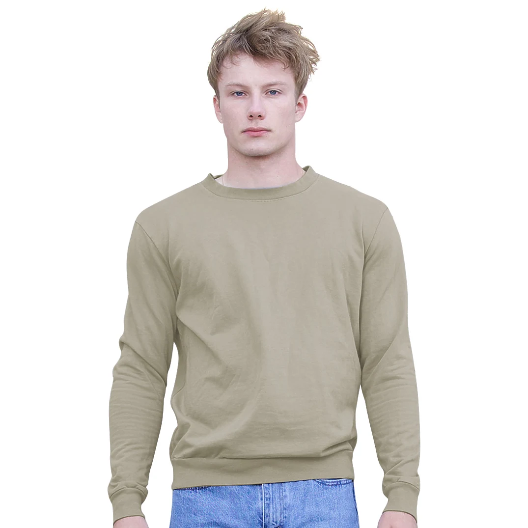 Unisex Vintage Pigment Dyed Fleece Crew Sweatshirt 1