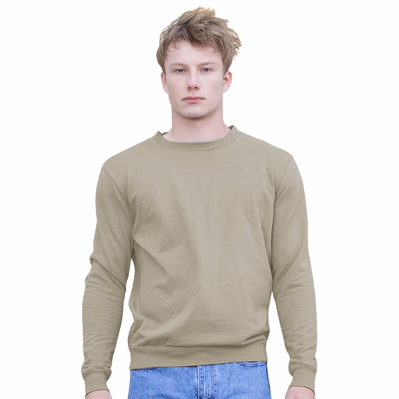 Unisex Vintage Pigment Dyed Fleece Crew Sweatshirt